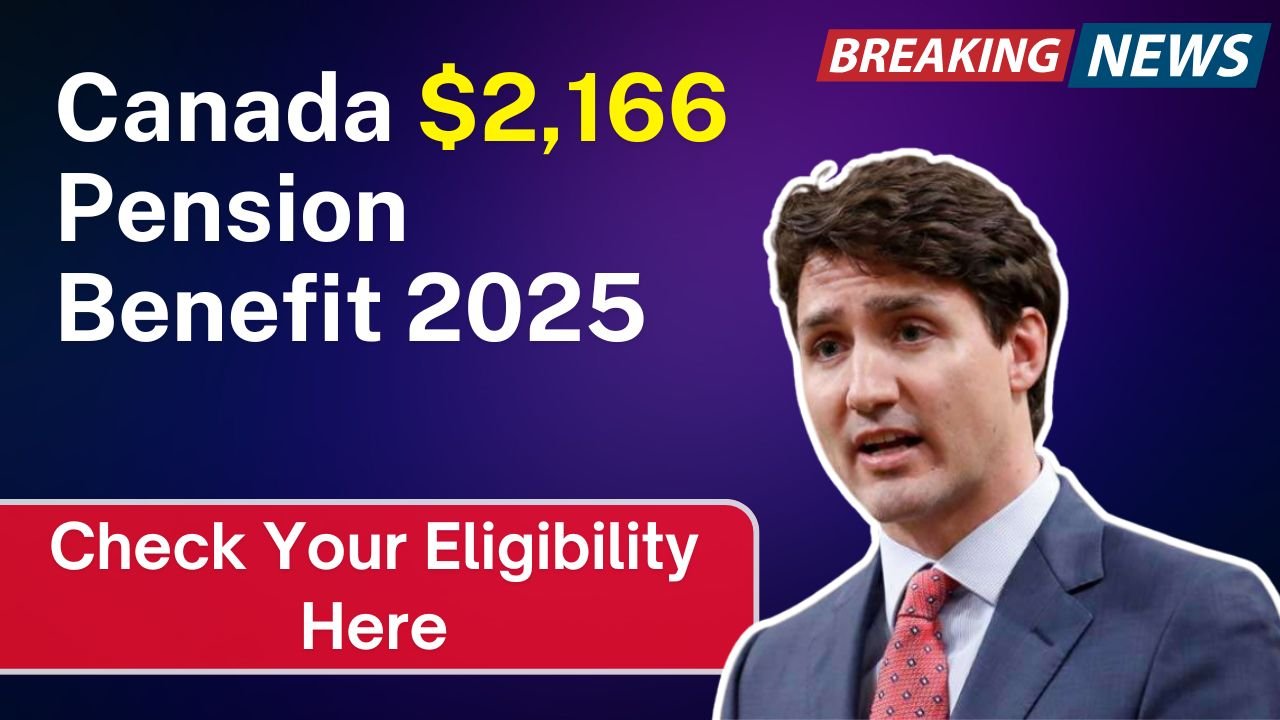 Canada $2166 Pension Benefit 2025