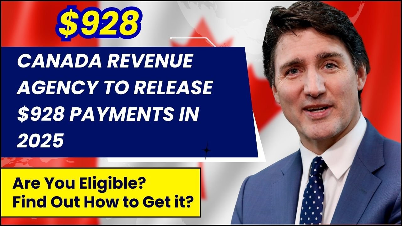 Canada Revenue Agency to Release $928 Payments in 2025