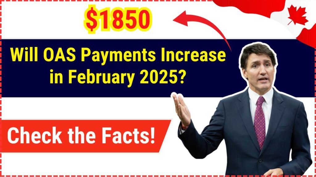 $1850 OAS Payment in 2025