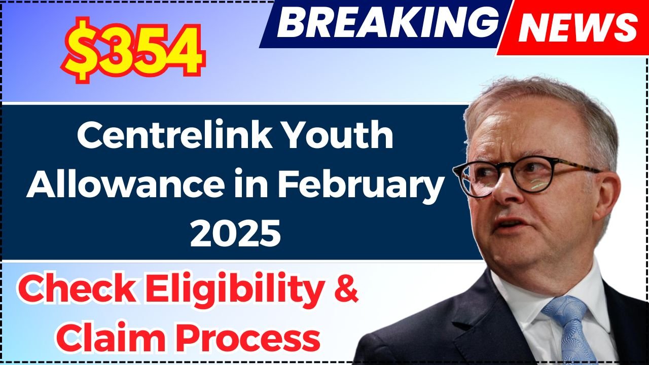 $354 Centrelink Youth Allowance in February 2025